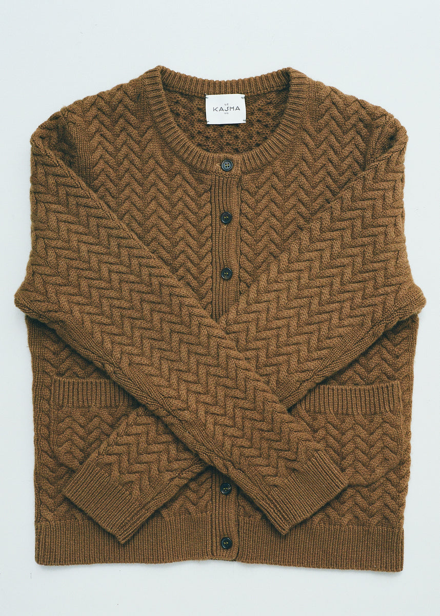 BASAURI cashmere cardigan – Le Kasha