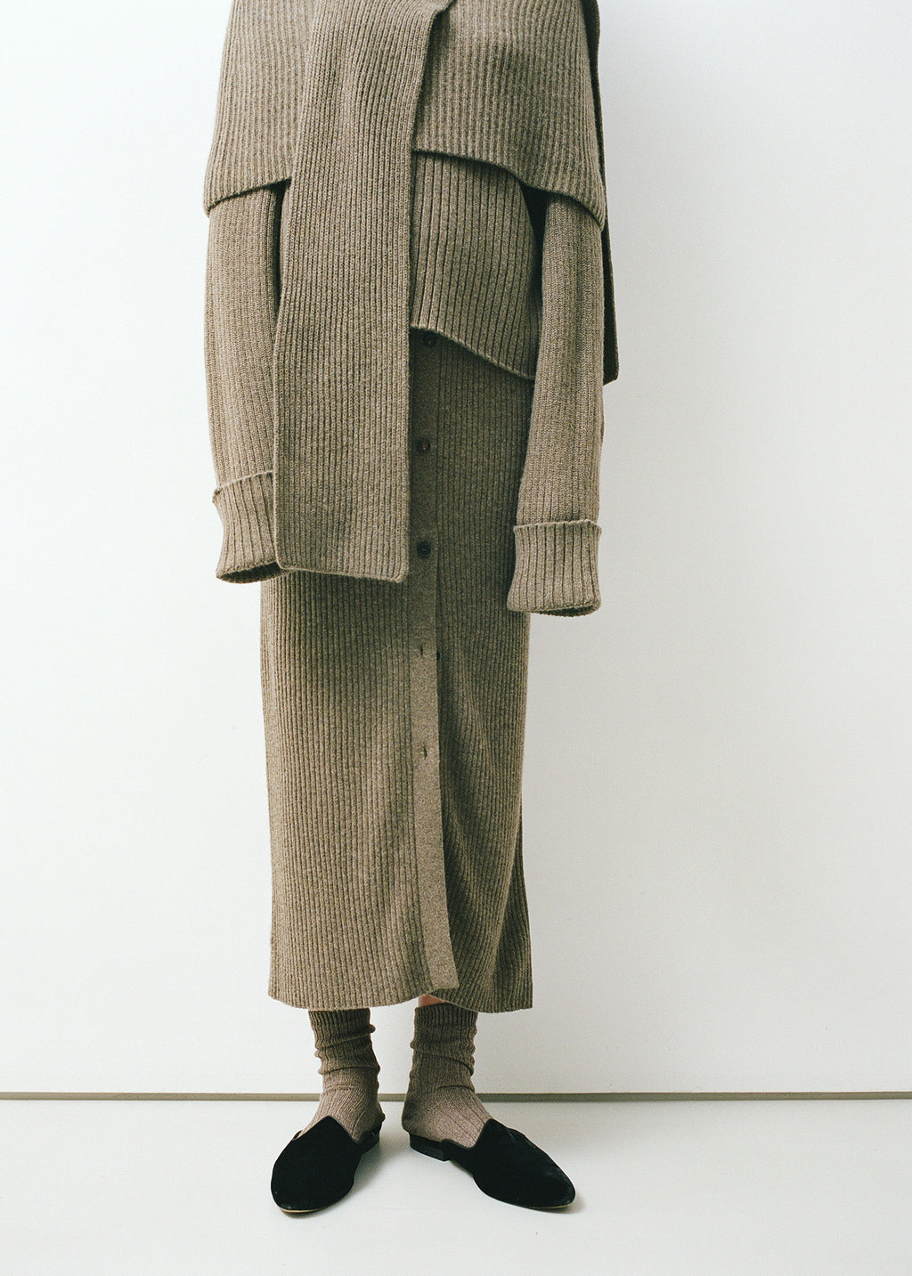 TAWI cashmere skirt