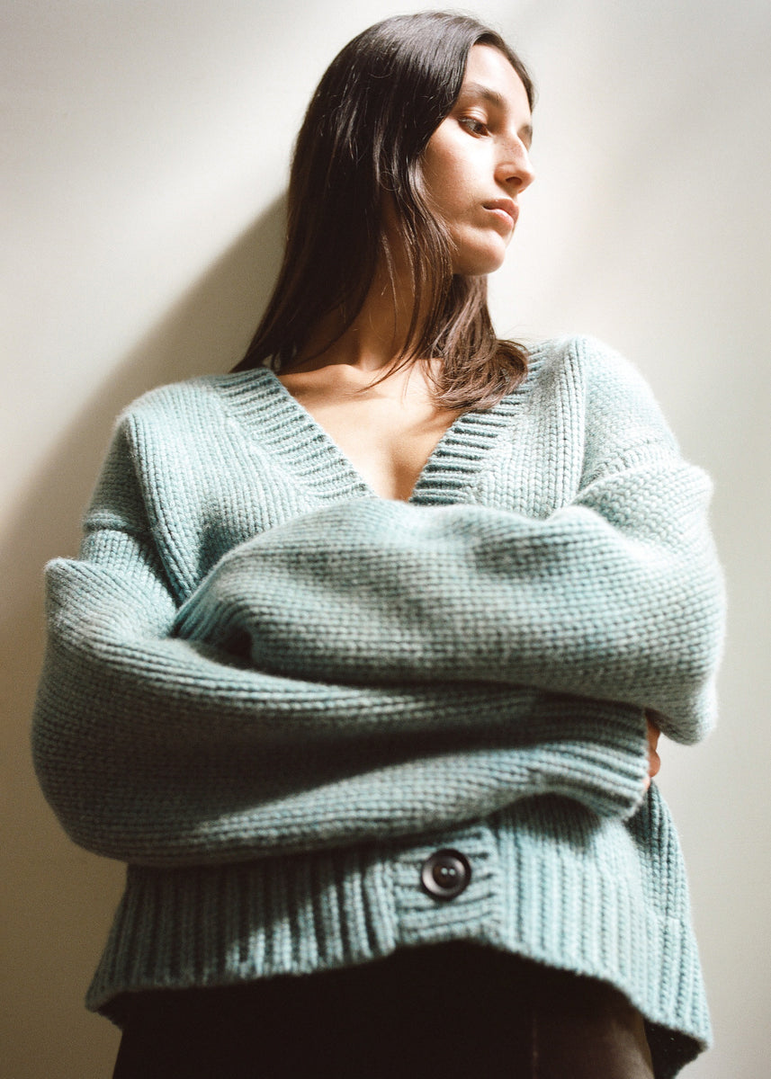 KAMAL cashmere chunky cardigan – Le Kasha