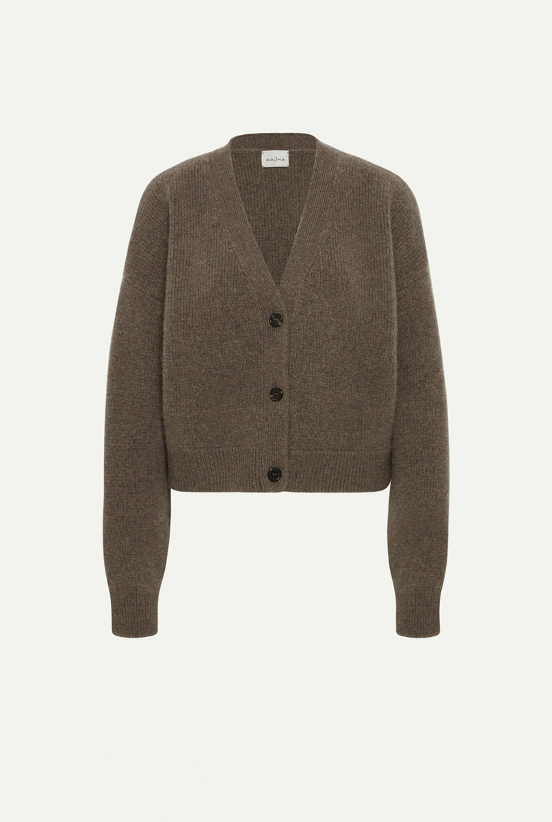 DERIOS cashmere cardigan with scarf – Le Kasha