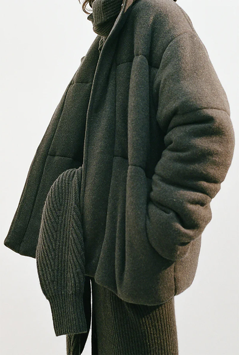 DILLON cashmere puffer jacket – Le Kasha