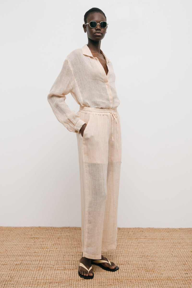 SANBU linen shirt – Le Kasha