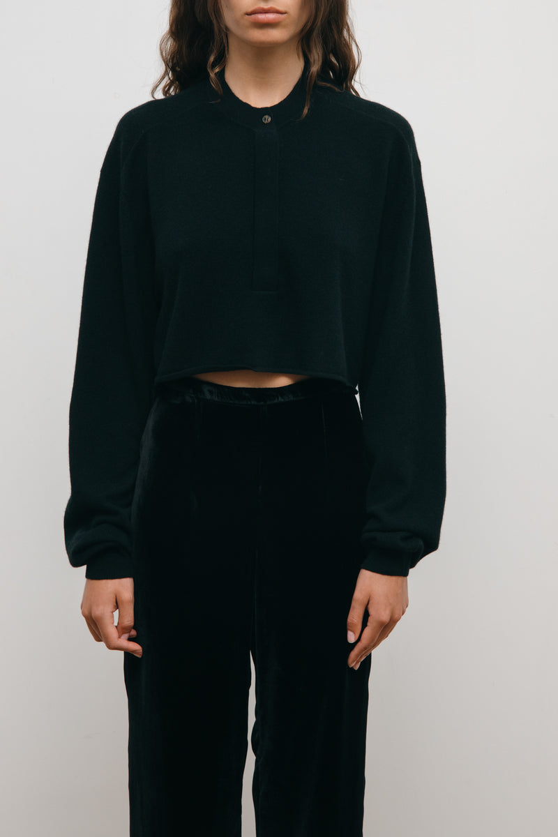 BULGAN cashmere cropped sweater Le Kasha