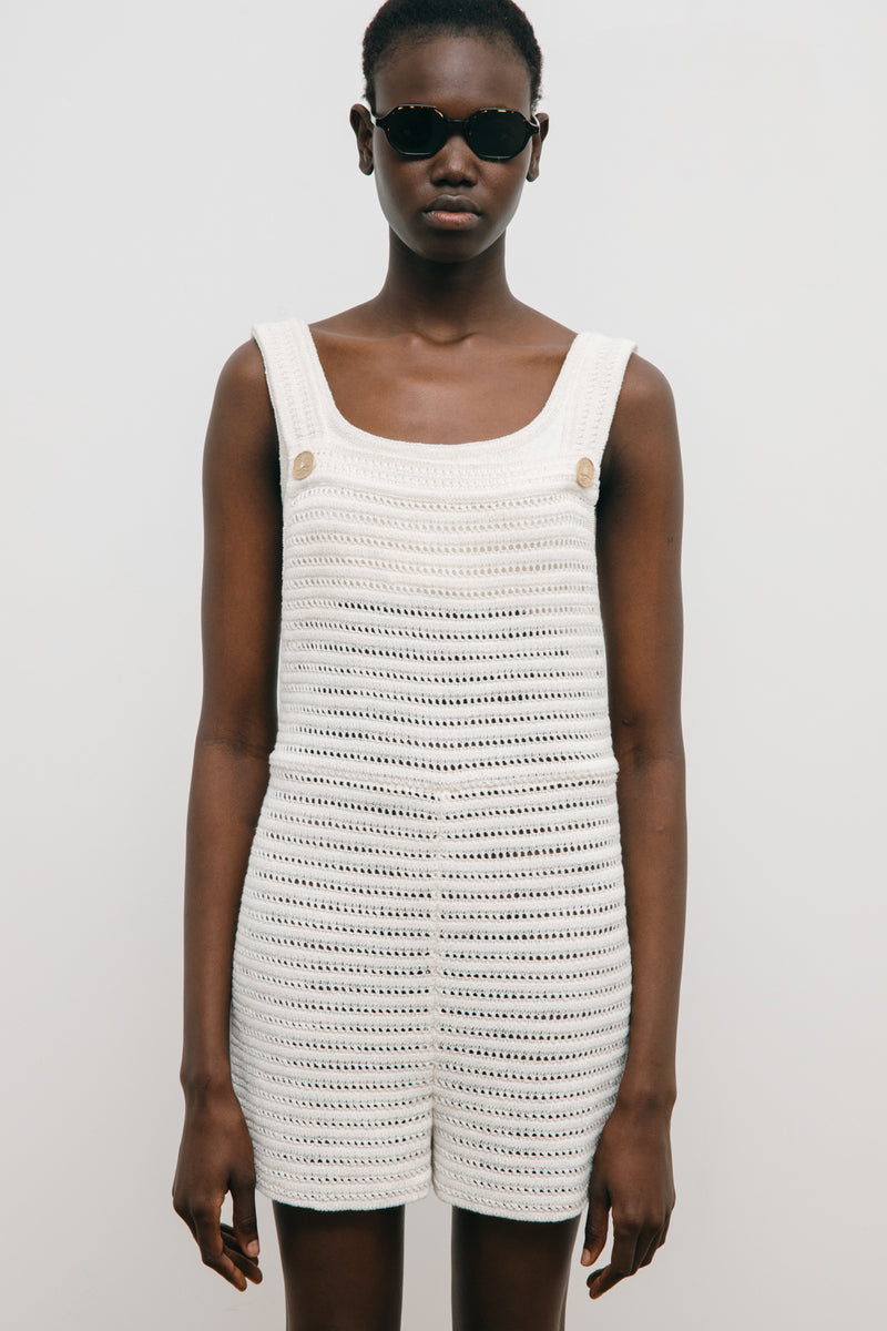 DAKHAL linen crochet jumpsuit – Le Kasha