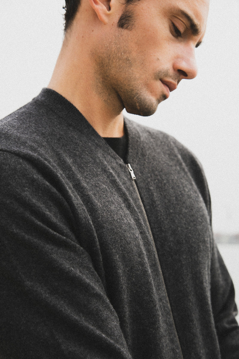 NEPAL cashmere bomber – Le Kasha