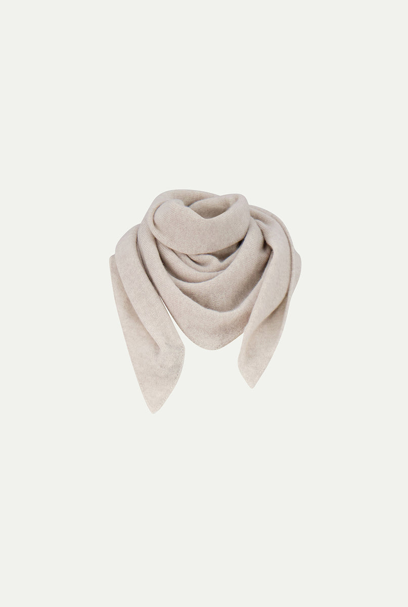 Beige Cashmere Scarf