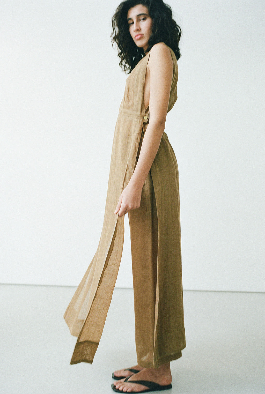 ANTALYA linen cover up dress