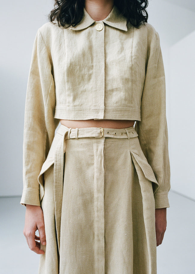 QAFTAH linen vest ( heavy version)