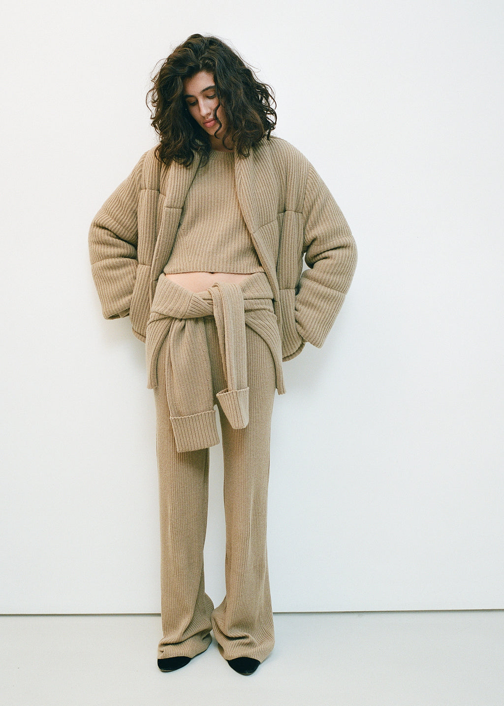 LINZ cashmere puffer