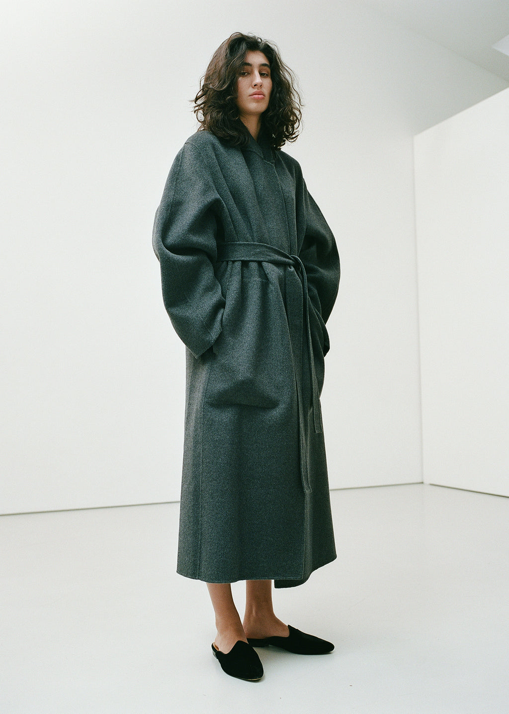 CADIX doubleface cashmere coat