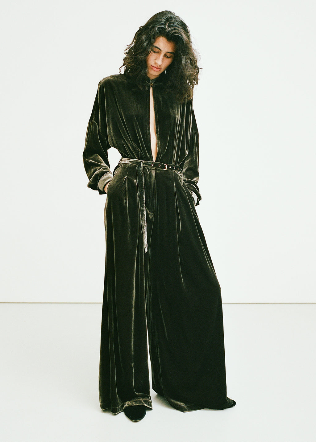 ALTINO velvet jumpsuit