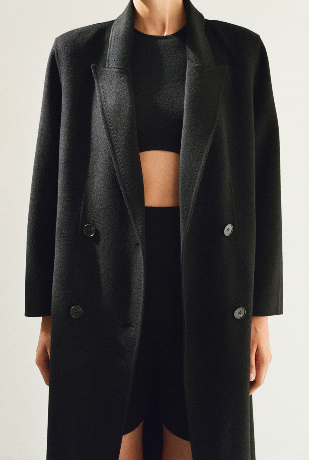 EMILION double faced cashmere coat