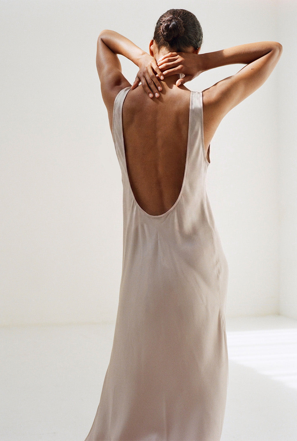 TABUNY silk dress