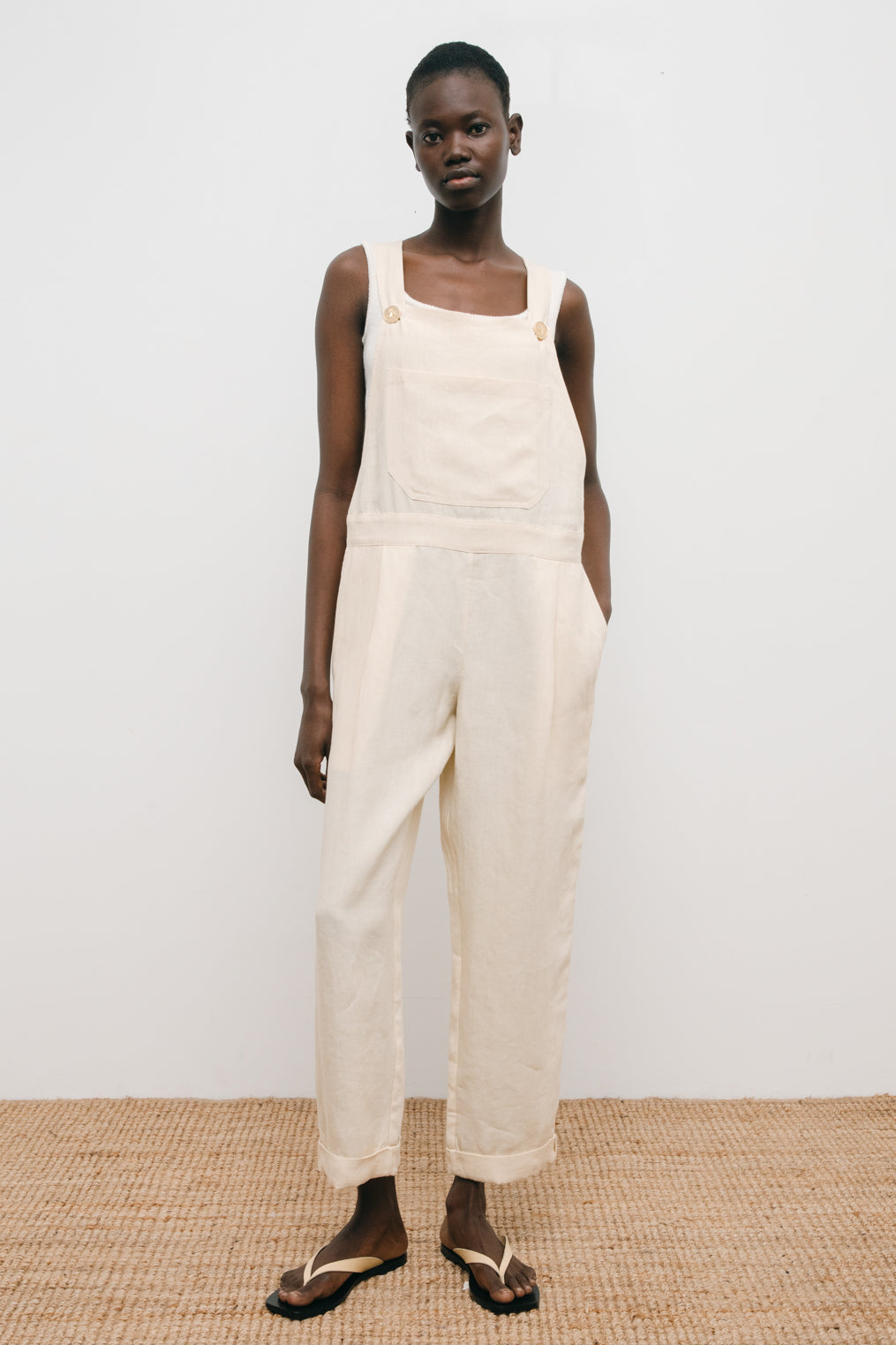 SHARANI linen jumpsuit