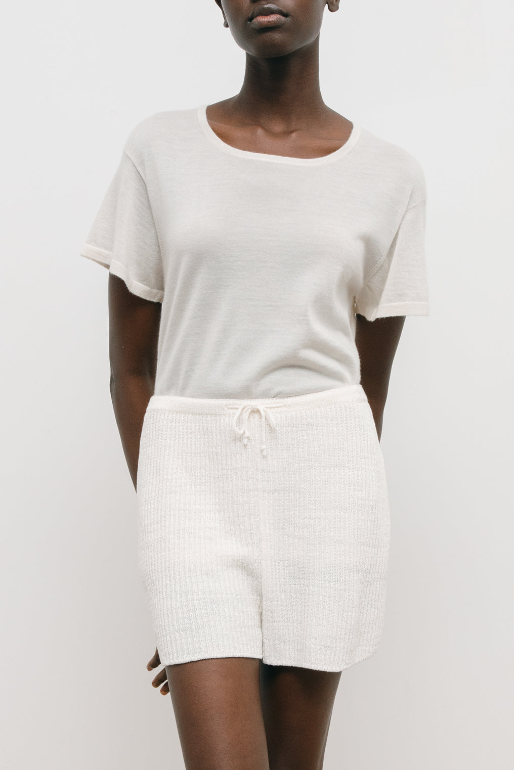 DARAW linen crochet short