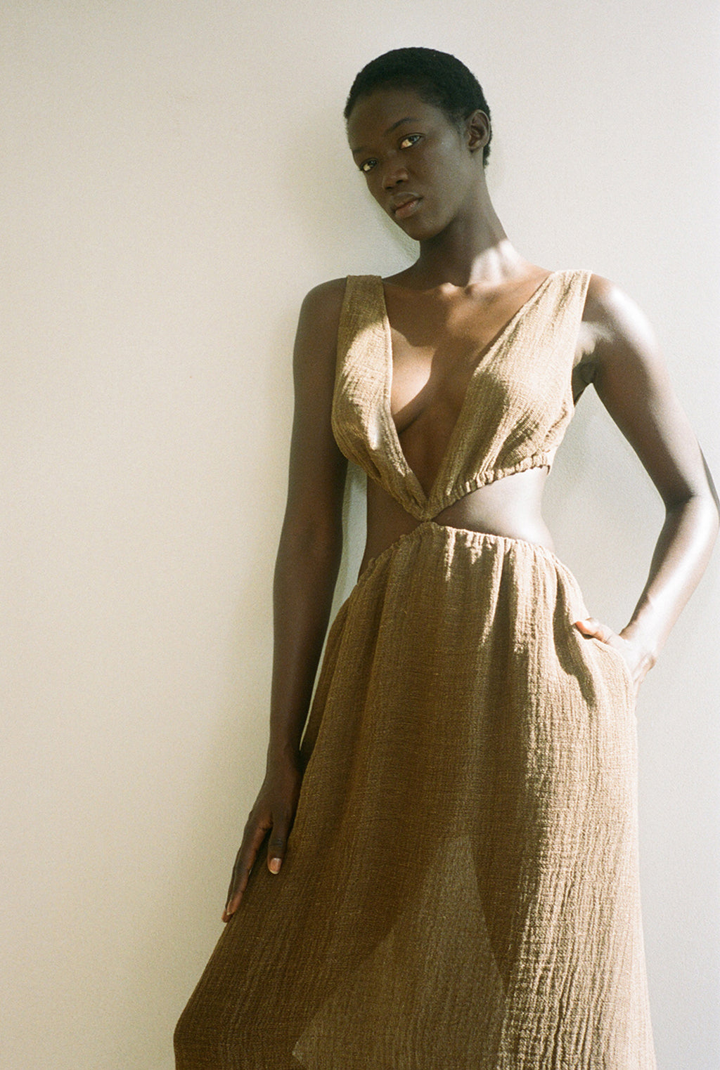 DESSOUK linen dress ( solid version )