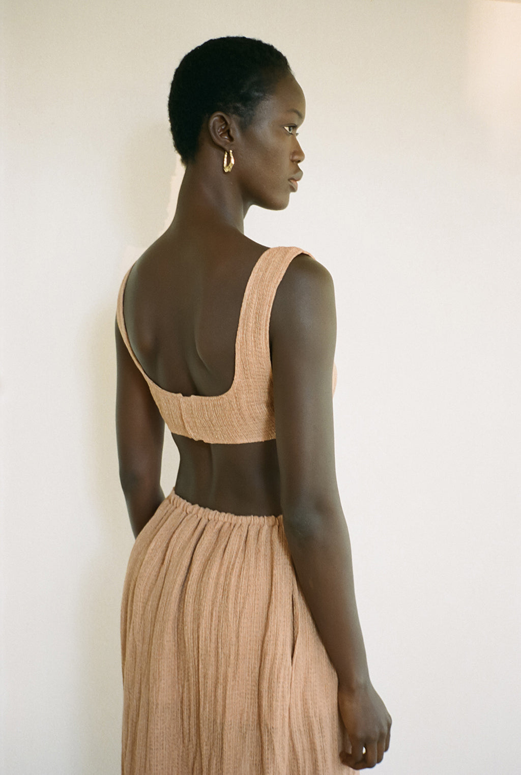 DESSOUK linen dress ( mixed gaz version )