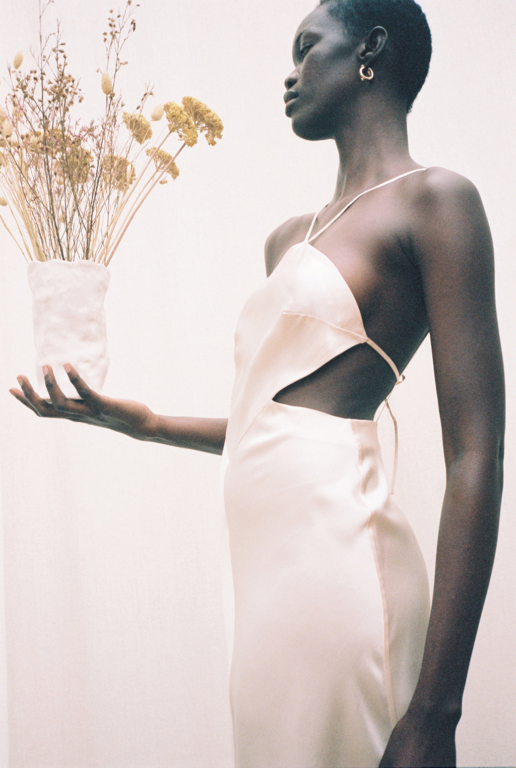 CARMEL silk dress