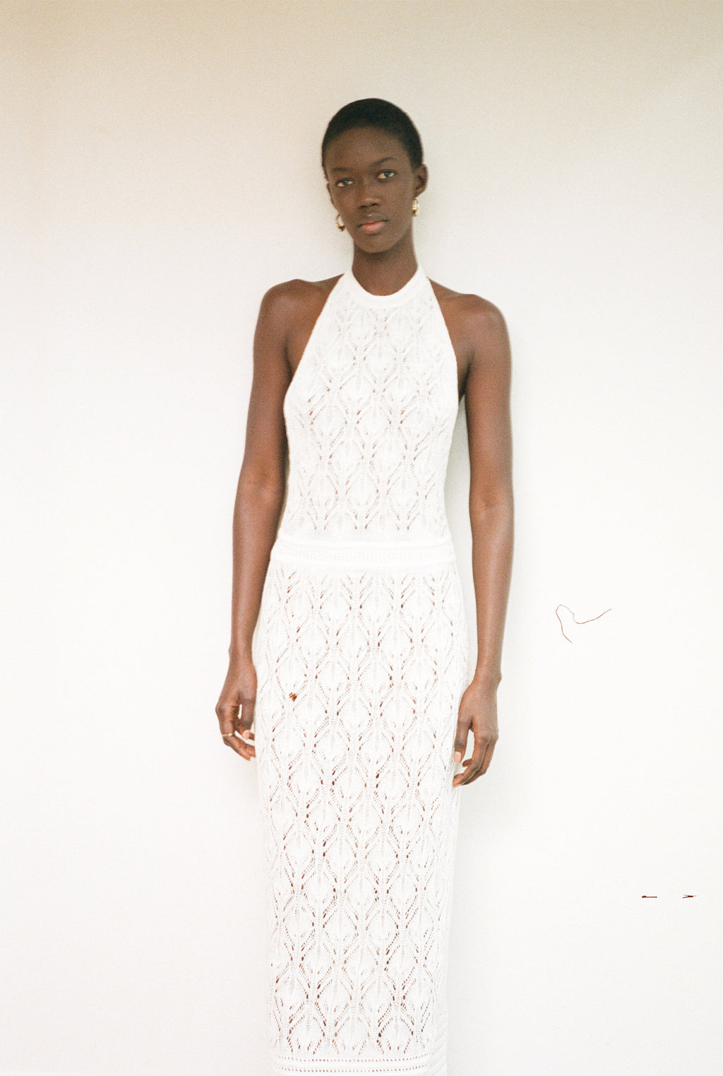 QYBLI linen crochet dress